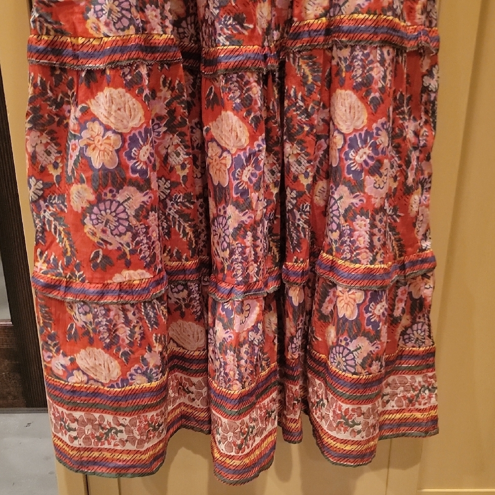 NWOT XL House of Harlow 1960 Floral Maxi Dress - Picture 5 of 8